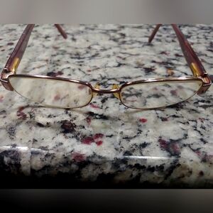 Coach Eyeglasses Frames RX Womens Brown Retangular Full Frame